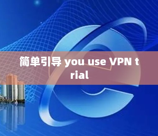 简单引导 you use VPN trial